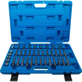  BGS technic Lengéscsillapító szerelő bit- és dugókulcs készlet, 14–27 mm, 39 részes (BGS 2086)