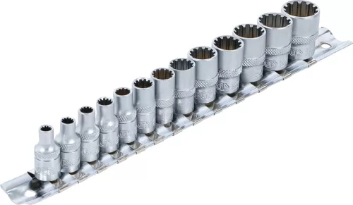 BGS technic 13 részes "Gear Lock" dugókulcs készlet 1/4" (BGS 2150)