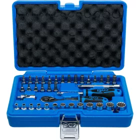   BGS technic 39 részes "Gear Lock" dugókulcs készlet 1/4" (BGS 2151)