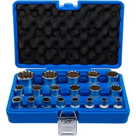   BGS technic 19 részes "Gear Lock" dugókulcs készlet 1/2" (BGS 2152)