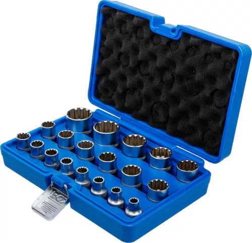 BGS technic 19 részes "Gear Lock" dugókulcs készlet 1/2" (BGS 2152)
