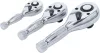 BGS technic Racsnis hajtószár készlet (tömzsi), 1/4"-3/8"-1/2" (BGS 215)