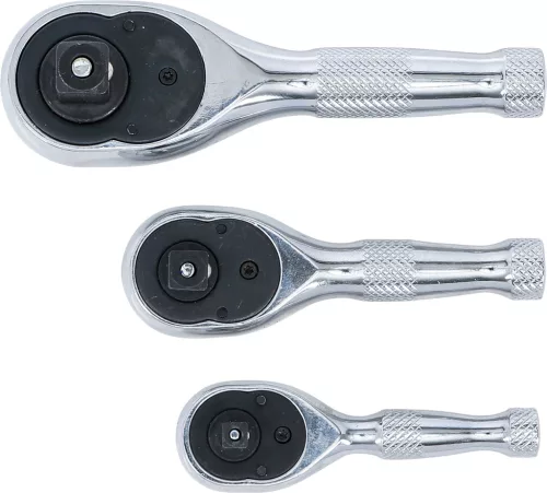BGS technic Racsnis hajtószár készlet (tömzsi), 1/4"-3/8"-1/2" (BGS 215)
