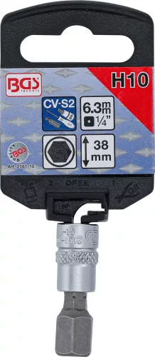 BGS technic 1/4" Imbusz bitfej, 10 mm (BGS 2161-10)