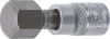 BGS technic 1/4" Imbusz bitfej, 12 mm (BGS 2161-12)