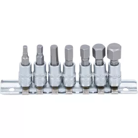   BGS technic 7 részes Imbusz bitfej készlet, 1/4", 4-12 mm (BGS 2161)
