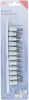 BGS technic 12 részes bitfej készlet, 1/4", PZ, PH, lapos fejek (BGS 2163)