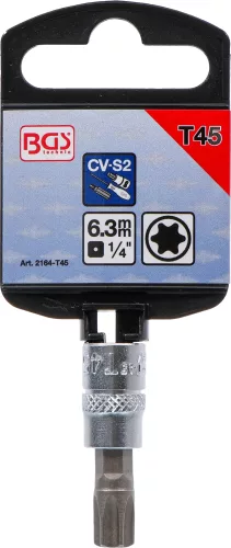 BGS technic 1/4" Torx bitfej, T45 (BGS 2164-T45)