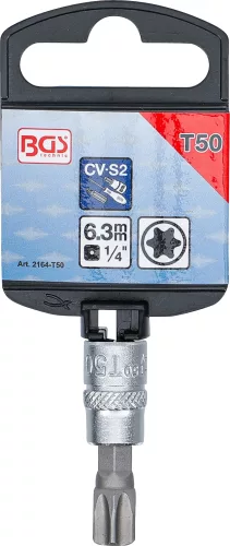 BGS technic 1/4" Torx bitfej, T50 (BGS 2164-T50)