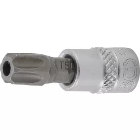   BGS technic 1/4" biztonsági Torx (fúrt) bitfej, T50 (BGS 2165-T50)