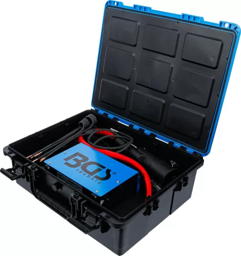 BGS technic Indukciós hevítő készülék 1,5 kW, 230 V, 4 indukciós tekerccsel (BGS 2169)