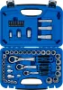 BGS technic Átmenő racsnis dugókulcs készlet Gear Lock, 4,5–25 mm, 52 részes (BGS 2181)