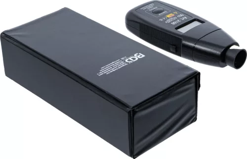 BGS technic Digitális lézeres fordulatszámmérő érintésmentes méréshez, 5–99 999 fordulat/perc, elemes (BGS 2188)
