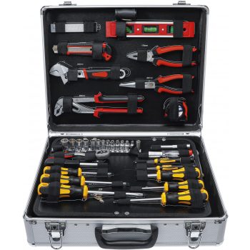   BGS DIY 129 részes szerszám készlet, alumínium kofferben (BGS 2204)