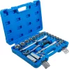 BGS technic Dugókulcs készlet colos hatszög fejekkel, 1/2”, 3/8”–1-1/4”, 27 részes, 90 fogú racsnival (BGS 2216)