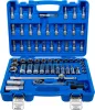 BGS technic Dugókulcs készlet hatszög fejekkel, 3/8”, 6–24 mm, 61 részes, 72 fogú racsnival (BGS 2218)