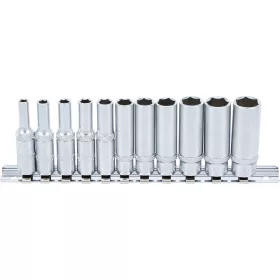   BGS technic 11 részes dugókulcs készlet 1/4", hosszított, 4-13mm (BGS 2221)
