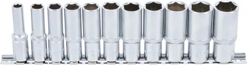 BGS technic 11 részes hosszított dugókulcs készlet 8-19mm, 3/8" (BGS 2222)