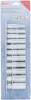 BGS technic Dugókulcsfej készlet hosszú hatszög fejekkel, 3/8”, 8–19 mm, 11 részes (BGS 2222)