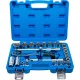 BGS technic Dugókulcs készlet Pro Torque hatszög profillal, 1/2”, 8–32 mm, 27 részes (BGS 2224)