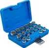 BGS technic Dugókulcsfej készlet tizenkétlapú fejekkel, 1/2”, 8–24 mm, 16 részes (BGS 2226)