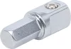 BGS technic Adapter dugókulcshoz, 3/8" négyszög - 5/16" hatszög, 30 mm hosszú (BGS 2229-1)