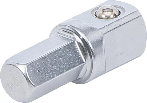 BGS technic Adapter dugókulcshoz, 3/8" négyszög - 5/16" hatszög, 30 mm hosszú (BGS 2229-1)