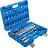 BGS technic Dugókulcs készlet Super Lock profillal, 3/8”, 6–24 mm, 61 részes, 90 fogú racsnival (BGS 2229)