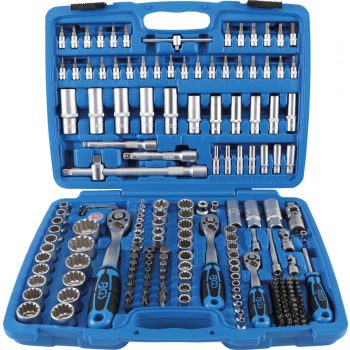   BGS technic 192 részes dugókulcs készlet, "Gear Lock", 1/4" + 3/8" + 1/2" (BGS 2247)