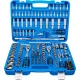 BGS technic Dugókulcs- és bitkészlet Gear Lock univerzális profillal, 1/4”, 3/8” és 1/2”, 192 részes, CrV acél (BGS 2247)