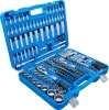 BGS technic Dugókulcs- és bitkészlet Gear Lock univerzális profillal, 1/4”, 3/8” és 1/2”, 192 részes, CrV acél (BGS 2247)