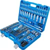 BGS technic Dugókulcs- és bitkészlet Gear Lock univerzális profillal, 1/4”, 3/8” és 1/2”, 192 részes, CrV acél (BGS 2247)