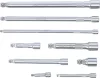 BGS technic Billenő dugókulcs-hosszabbító készlet 1/4”–3/8”–1/2”, 50–250 mm, 9 részes (BGS 2253)