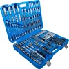 BGS technic Dugókulcs készlet hatszög profillal, 1/4”–3/8”–1/2”, 214 részes, króm-vanádium acél (BGS 2259)