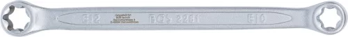 BGS technic E-profilú csillagkulcs E10xE12, egyenes kivitel (BGS 2261)