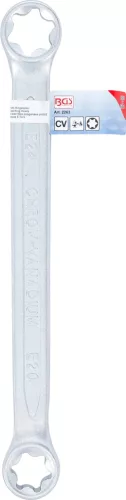 BGS technic E-profilú csillagkulcs E20xE24, egyenes kivitel (BGS 2263)
