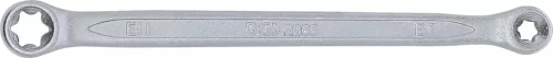 BGS technic E-profilú csillagkulcs E7xE11, egyenes kivitel (BGS 2265)