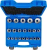 BGS technic Dugókulcsfej készlet tizenkétlapú profillal, 1/2”, 8–36 mm, 21 részes (BGS 2267)