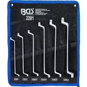   BGS technic Csillagkulcs készlet E-profillal, hajlított, E6–E24, 6 részes (BGS 2281)