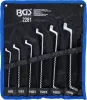 BGS technic Csillagkulcs készlet E-profillal, hajlított, E6–E24, 6 részes (BGS 2281)