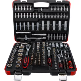   BGS DIY Dugókulcs készlet Super Lock profillal, 1/4”–3/8”–1/2”, 172 részes (BGS 2283)