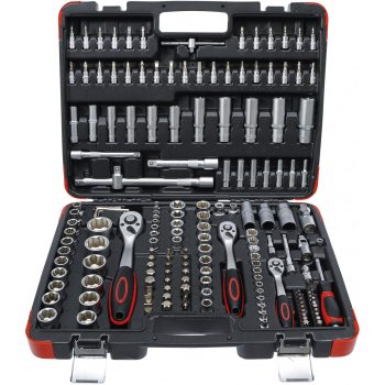   BGS DIY 172 részes dugókulcs készlet, 1/4" + 3/8" + 1/2" (BGS 2283)