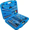 BGS technic Dugókulcs készlet „Gear Lock” profillal, 1/4”–3/8”–1/2”, 218 részes, króm-vanádium acél (BGS 2290)