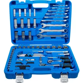   BGS technic Dugókulcs készlet colos méretekkel, Pro Torque hatszög profillal, 1/4”–3/8”, 92 részes (BGS 2299)