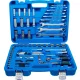 BGS technic Dugókulcs készlet colos méretekkel, Pro Torque hatszög profillal, 1/4”–3/8”, 92 részes (BGS 2299)