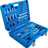 BGS technic Dugókulcs készlet colos méretekkel, Pro Torque hatszög profillal, 1/4”–3/8”, 92 részes (BGS 2299)