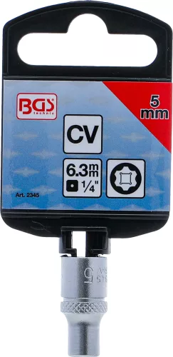 BGS technic 1/4" "Super Lock" dugókulcs, 5 mm (BGS 2345)