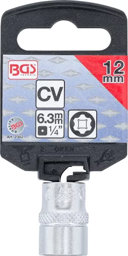 BGS technic 1/4" "Super Lock" dugókulcs, 12 mm (BGS 2352)