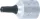 BGS technic 1/4" biztonsági Torx (fúrt) bitfej, TS20 (BGS 2355-TS20)