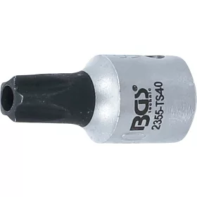   BGS technic 1/4" biztonsági Torx (fúrt) bitfej, TS40 (BGS 2355-TS40)
